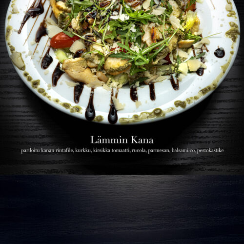 LÄMMIN KANASALAATTI